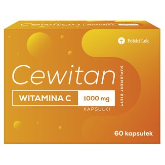 Cewitan Witamina C 1000 mg, 60 kapsułek - zdjęcie produktu