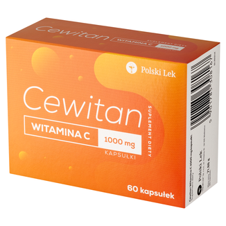 Cewitan Witamina C 1000 mg, 60 kapsułek - zdjęcie produktu