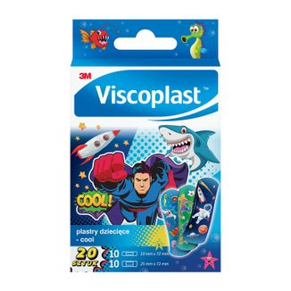 Viscoplast Cool, plastry dla dzieci, 20 sztuk - zdjęcie produktu