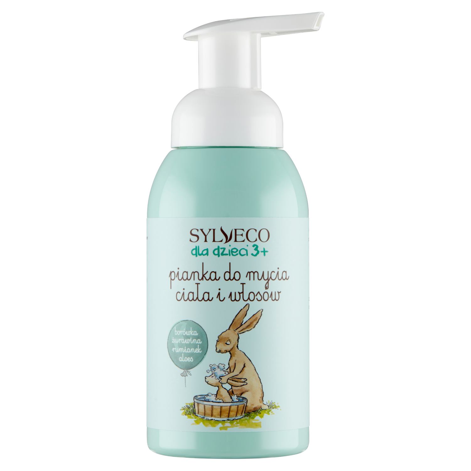 Nieznana Sylveco Dla Dzieci, pianka do mycia ciała i włosów, po 3 roku życia, 290 ml