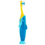 Elgydium Pocket Kids Shark, szczoteczka do zębów dla dzieci, podróżna, 2-6 lat, 1 sztuka - miniaturka zdjęcia produktu