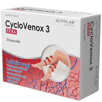 Activlab Pharma CycloVenox 3 Extra, 30 kapsułek Activlab Pharma CycloVenox 3 Extra, 30 kapsułek - zdjęcie produktu