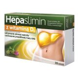 Hepaslimin z witaminą D3, 30 tabletek powlekanych - miniaturka zdjęcia produktu