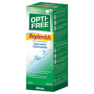 Opti-Free Replenish, płyn do soczewek, 300 ml USZKODZONE OPAKOWANIE - zdjęcie produktu