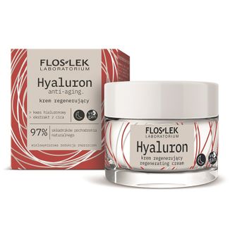 Floslek Laboratorium Hyaluron, krem regenerujący anti-aging, na noc, 50 ml - zdjęcie produktu