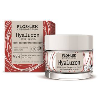 Floslek Laboratorium Hyaluron, krem przeciwzmarszczkowy anti-aging, na dzień, 50 ml - zdjęcie produktu