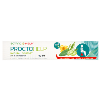 Botanic Help ProctoHelp Natural Comfort, żel z aplikatorem, 40 ml - zdjęcie produktu
