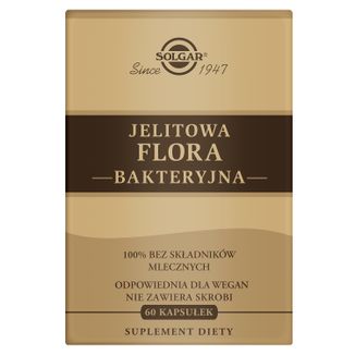 Solgar Jelitowa Flora Bakteryjna, 60 kapsułek KRÓTKA DATA - zdjęcie produktu