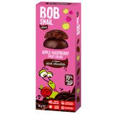 Bob Snail Choco Przekąska owocowa w ciemnej czekoladzie, jabłko, malina, 30 g - miniaturka zdjęcia produktu