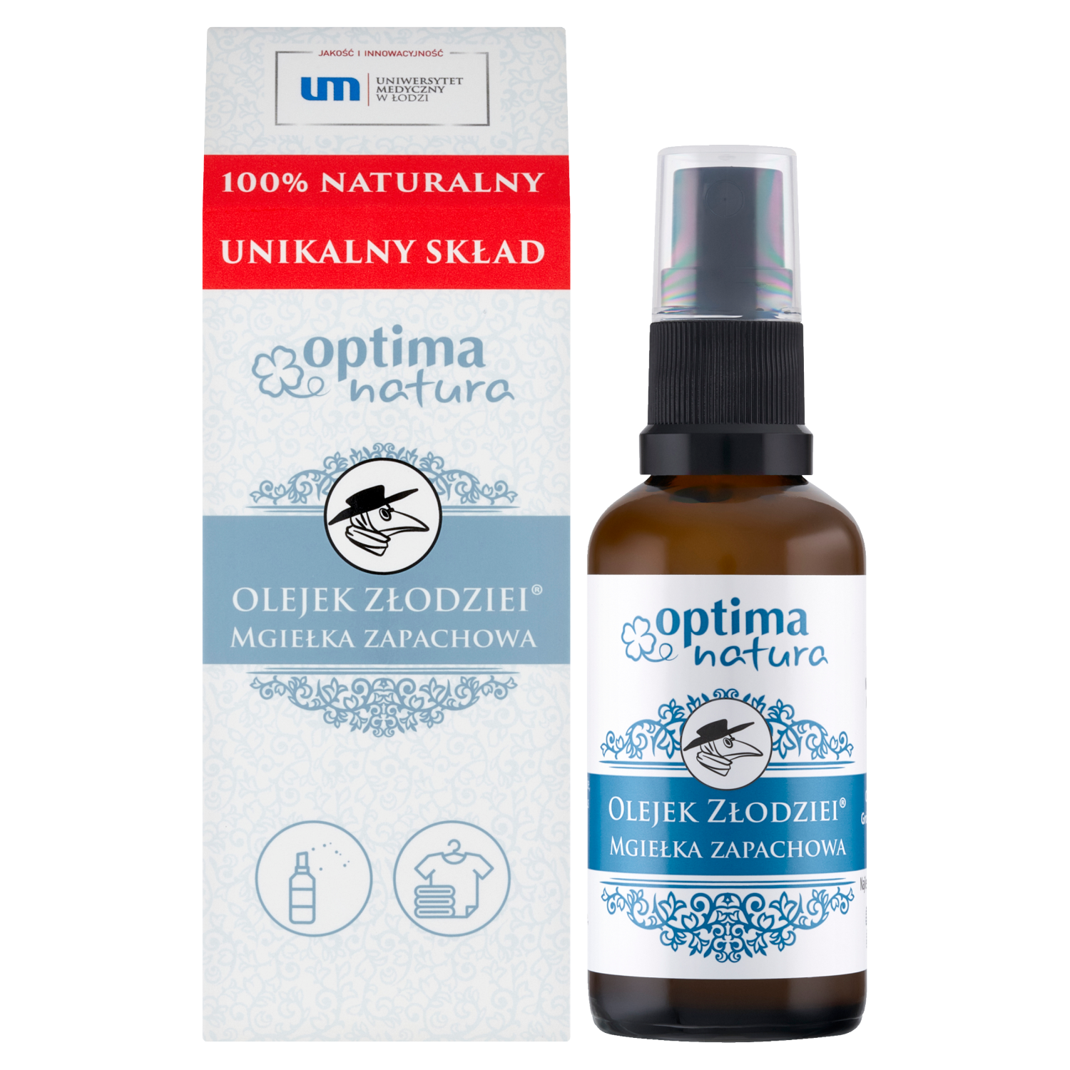 Nieznana Optima Natura Olejek Złodziei, mgiełka zapachowa, 50 ml — Składniki i ocena