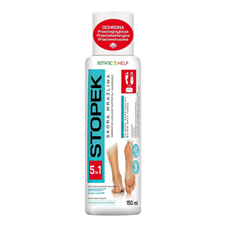 Botanic Help Stopek, dezodorant do stóp i obuwia 5w1, skóra wrażliwa, 150 ml KRÓTKA DATA - zdjęcie produktu