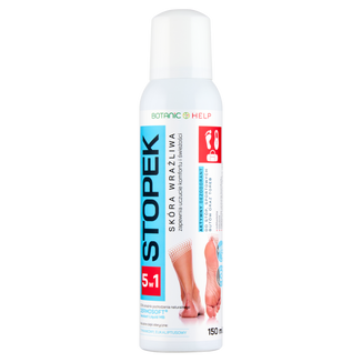 Botanic Help Stopek, dezodorant do stóp i obuwia 5w1, skóra wrażliwa, 150 ml - zdjęcie produktu