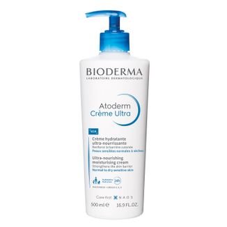 Bioderma Atoderm Creme, ultra-odżywczy krem natłuszczający do ciała, skóra normalna i sucha, 500 ml - zdjęcie produktu
