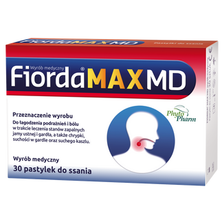 Fiorda Max MD, 30 pastylek do ssania - zdjęcie produktu