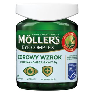 Moller's Eye Complex Zdrowy Wzrok, 60 kapsułek - zdjęcie produktu
