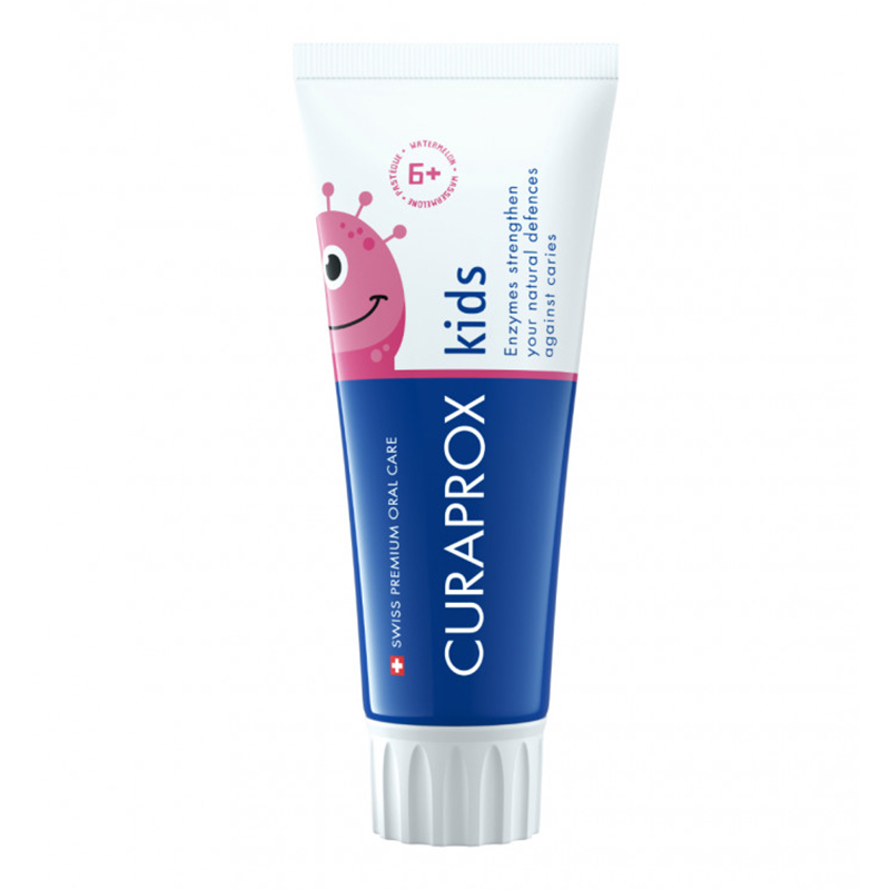 Curaprox Curaprox Kids, pasta do zębów dla dzieci, z fluorem 1450 ppm, arbuzowa, od 6 roku życia, 60 ml