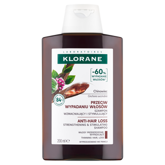 Klorane Przeciw Wypadaniu Włosów, szampon wzmacniający i stymulujący z chininą, 200 ml Klorane Przeciw Wypadaniu Włosów, szampon wzmacniający i stymulujący z chininą, 200 ml - zdjęcie produktu