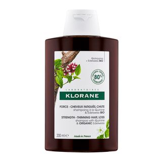 Klorane, szampon z chininą i organiczną szarotką do włosów wypadających i pozbawionych witalności, 200 ml - zdjęcie produktu