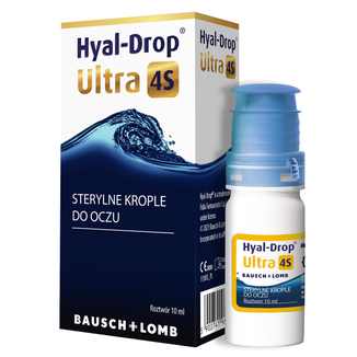 Hyal-Drop Ultra 4S, nawilżające krople do oczu, 10 ml USZKODZONE OPAKOWANIE - zdjęcie produktu