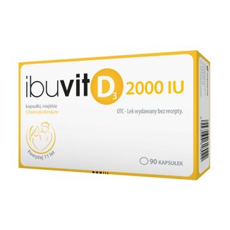 Ibuvit D3 2000 IU, 90 kapsułek - zdjęcie produktu