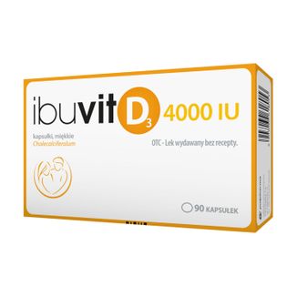 Ibuvit D3 4000 IU, 90 kapsułek - zdjęcie produktu