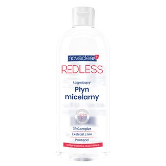 Novaclear Redless, łagodzący płyn micelarny, skóra wrażliwa i naczynkowa, 400 ml - zdjęcie produktu