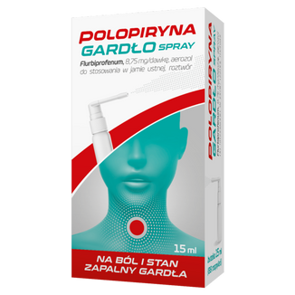 Polopiryna Gardło, spray, 15 ml KRÓTKA DATA - zdjęcie produktu