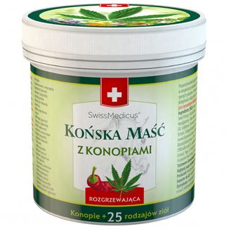 SwissMedicus, końska maść z konopiami rozgrzewająca, 500 ml - zdjęcie produktu