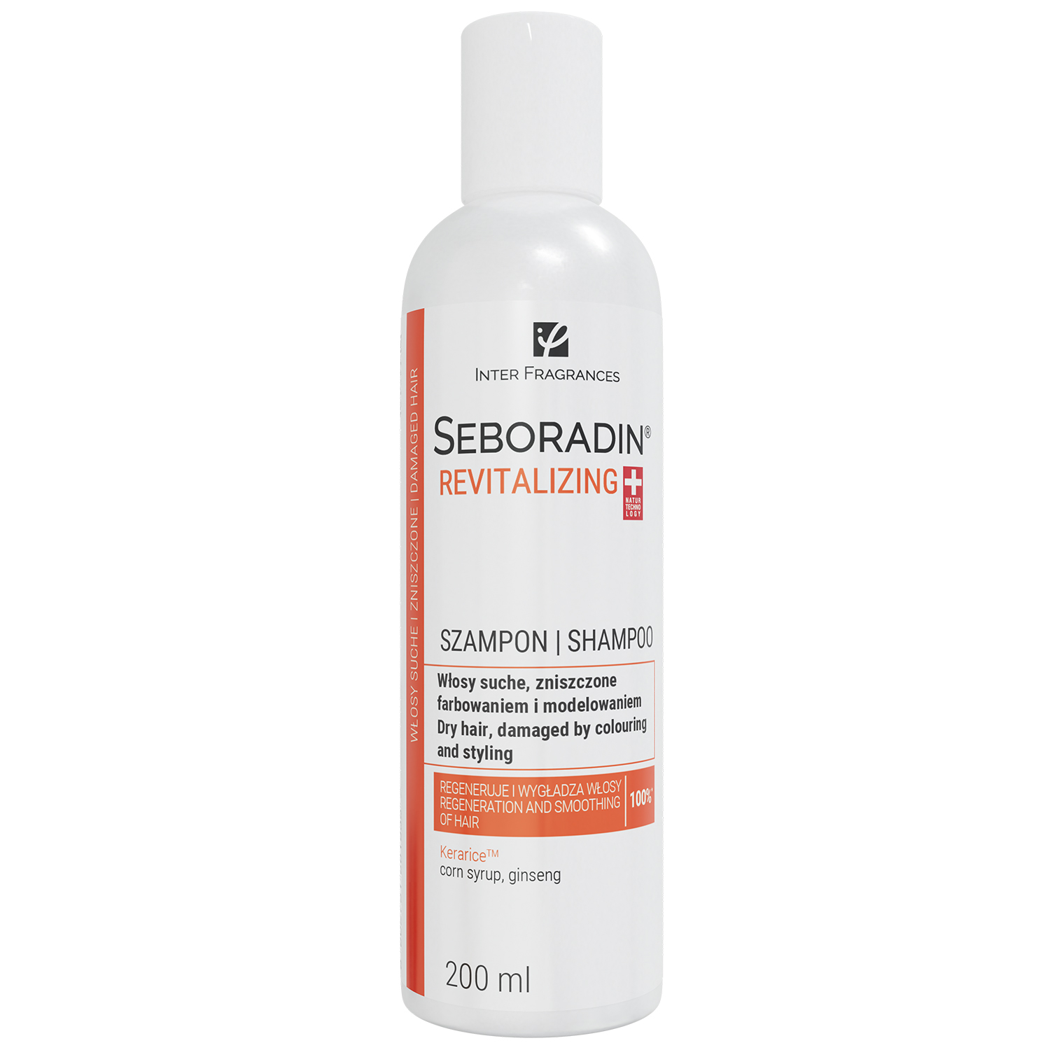 Seboradin Seboradin Revitalizing, szampon do włosów suchych i zniszczonych farbowaniem i modelowaniem, 200 ml