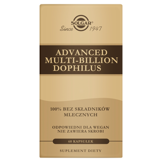 Solgar Advanced Multi-Billion Dophilus, 60 kapsułek KRÓTKA DATA - zdjęcie produktu