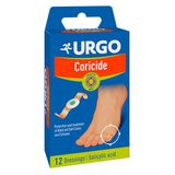 Urgo Coricide, opatrunki na odciski, modzele i nagniotki, z kwasem salicylowym, 12 sztuk - miniaturka zdjęcia produktu