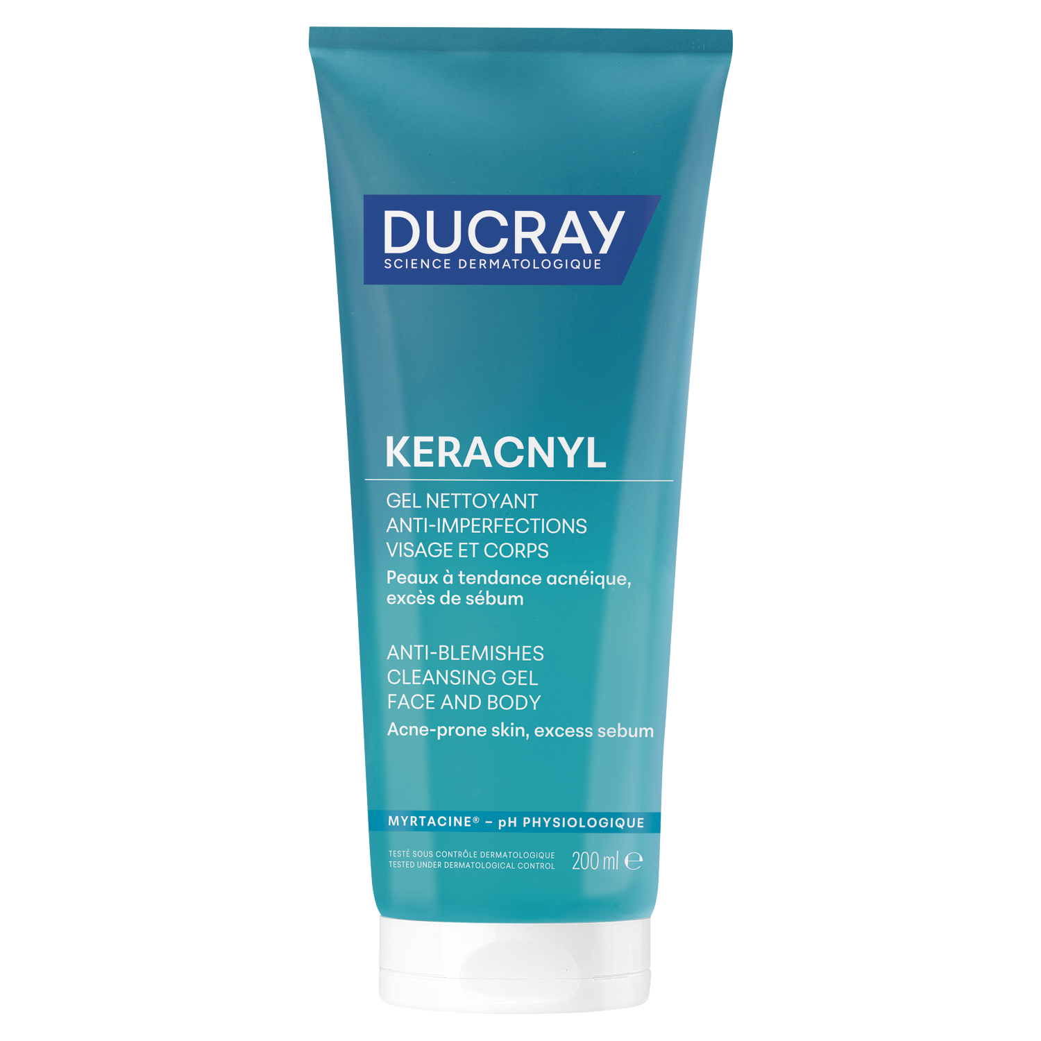 Ducray Ducray Keracnyl, żel do twarzy i ciała, 200 ml