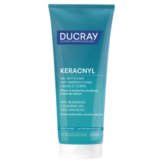 Ducray Keracnyl, żel do twarzy i ciała, 200 ml Ducray Keracnyl, żel do twarzy i ciała, 200 ml - zdjęcie produktu