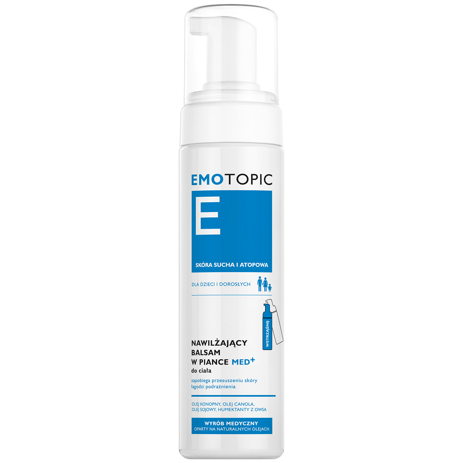 Pharmaceris Emotopic, feuchtigkeitsspendend Lotion als Schaum med+ für den Körper, 200 ml — Inhaltsstoffe und Bewertung