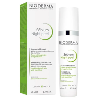 Bioderma Sebium Night Peel, peeling do twarzy na noc, 40 ml - zdjęcie produktu