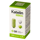 Katelin Mag B6, 100 kapsułek o przedłużonym uwalnianiu USZKODZONE OPAKOWANIE - miniaturka zdjęcia produktu