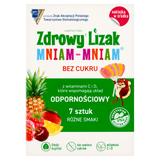 Zdrowy Lizak Mniam-Mniam, różne smaki, 7 sztuk USZKODZONE OPAKOWANIE - miniaturka zdjęcia produktu