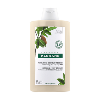 Klorane, szampon z organicznym masłem Cupuacu do włosów bardzo suchych i zniszczonych, 400 ml - zdjęcie produktu