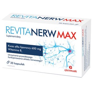 Revitanerw Max, 30 kapsułek USZKODZONE OPAKOWANIE - zdjęcie produktu
