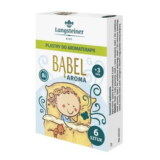 Langsteiner Bąbel Aroma, plastry do aromaterapii, od 3 roku życia, 6 sztuk - zdjęcie produktu
