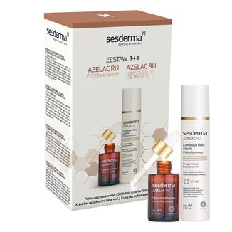 Zestaw Sesderma Azelac RU, serum liposomowe, 30 ml + emulsja rozświetlająca SPF 50, 50 ml - zdjęcie produktu