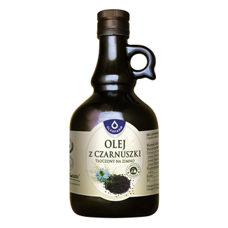 Oleofarm Oleje Świata Olej z czarnuszki, tłoczony na zimno, 500 ml - zdjęcie produktu