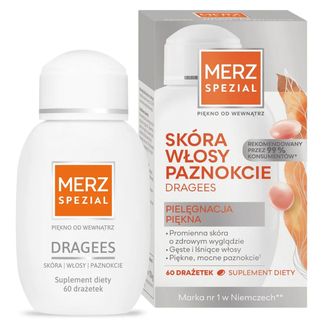 Merz Spezial Dragees, 60 drażetek USZKODZONE OPAKOWANIE - zdjęcie produktu