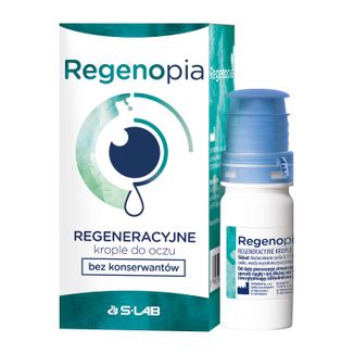 Regenopia, regeneracyjne krople do oczu, 10 ml USZKODZONE OPAKOWANIE - zdjęcie produktu