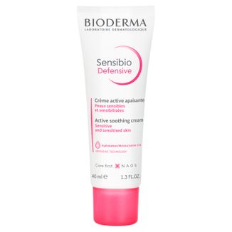 Bioderma Sensibio Defensive, kojący krem do twarzy, skóra wrażliwa, 40 ml USZKODZONE OPAKOWANIE - zdjęcie produktu