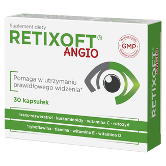 Retixoft Angio, 30 kapsułek - zdjęcie produktu
