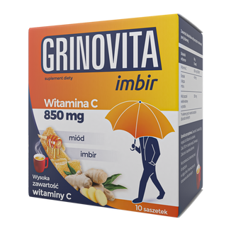 Grinovita Imbir, 10 saszetek - zdjęcie produktu