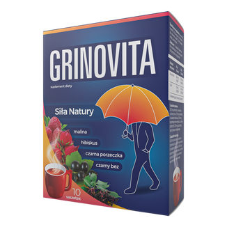 Grinovita, 10 saszetek USZKODZONE OPAKOWANIE - zdjęcie produktu
