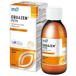 Equazen Płyn, smak cytrusowy, 200 ml USZKODZONE OPAKOWANIE - zdjęcie produktu