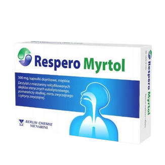 Respero Myrtol 300 mg, 50 kapsułek - zdjęcie produktu